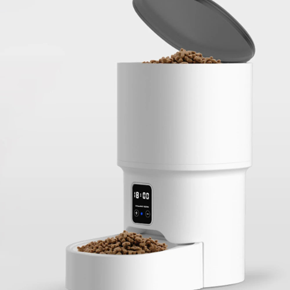 4L USB Smart Button WIFI APP Video Pet Feeder Automatic Cat Food Dispenser Bowl Dog Slow Food Feeder with Timed Camera Feeder