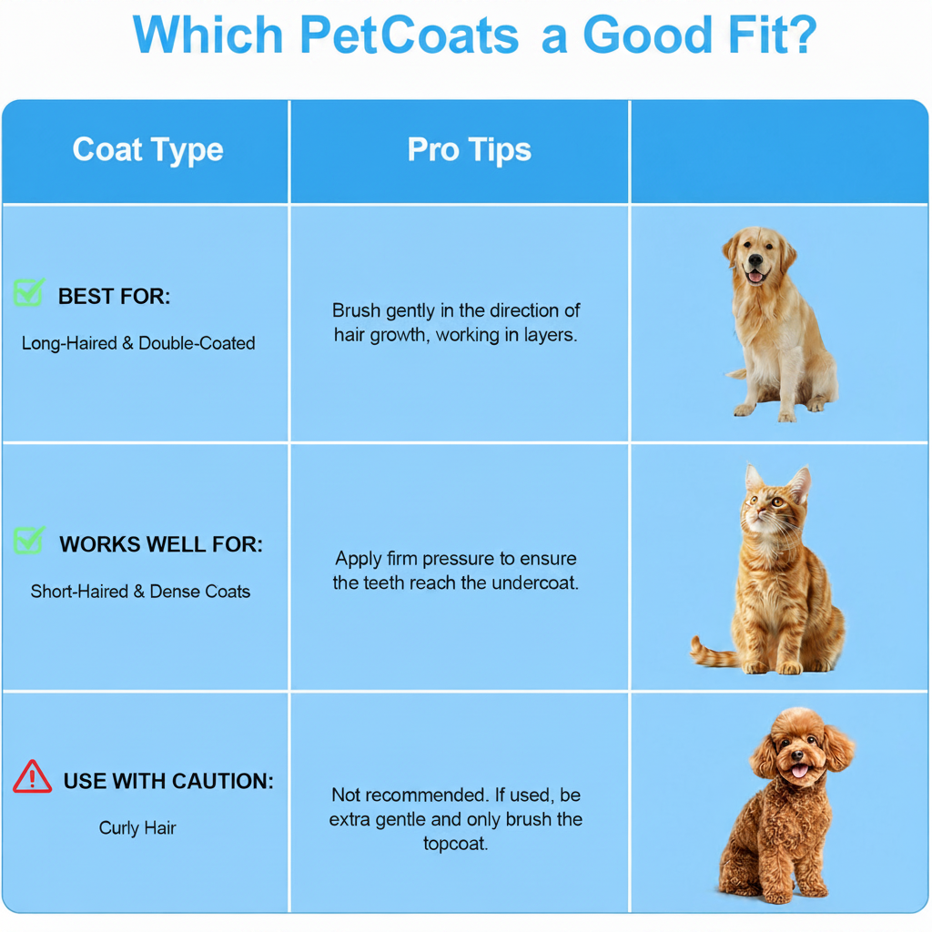 Self-Cleaning Slicker Brush — One-Click Fur Release for Dogs & Cats